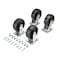 Vestil Caster Kit For Self-Dumping Hoppers, Glass Filled Nylon, 6" x 2", 4800 lb Capacity D-CK4-GFN6-2 - alternate 2